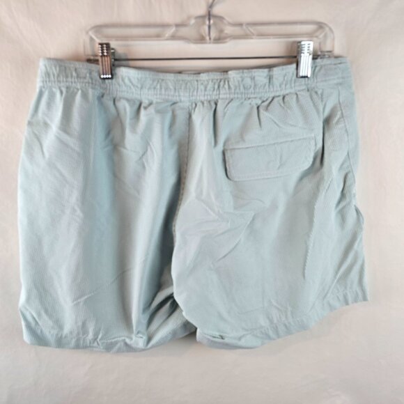 Onia Swim Trunks Mens XL Blue White The Calder Seersucker Quick Dry Short Hybrid - Picture 4 of 9